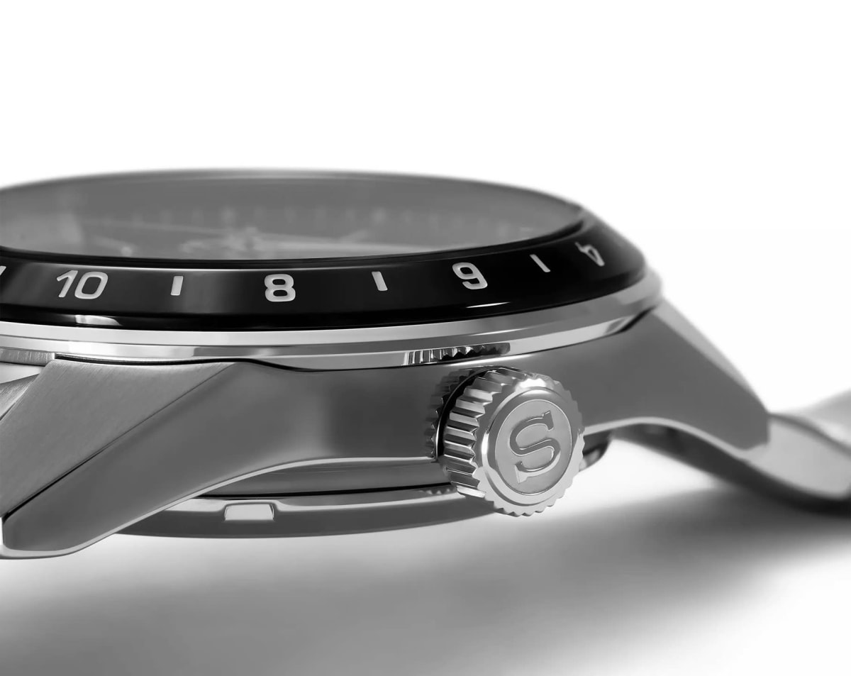 Reloj SEIKO PRESAGE SPB219J1 Sharp Edged Series GMT Acero Hombre Plateado3