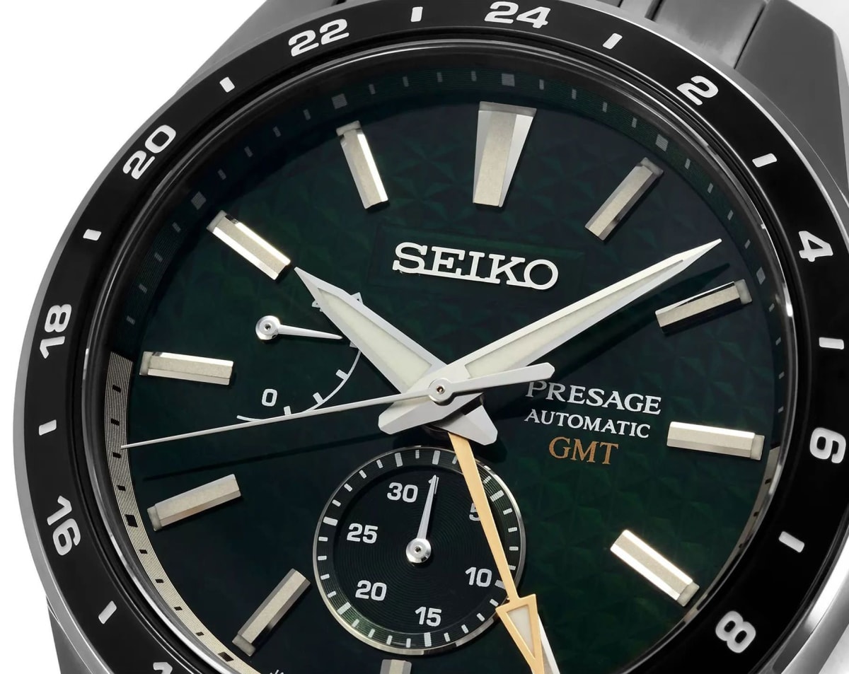 Reloj SEIKO PRESAGE SPB219J1 Sharp Edged Series GMT Acero Hombre Plateado4