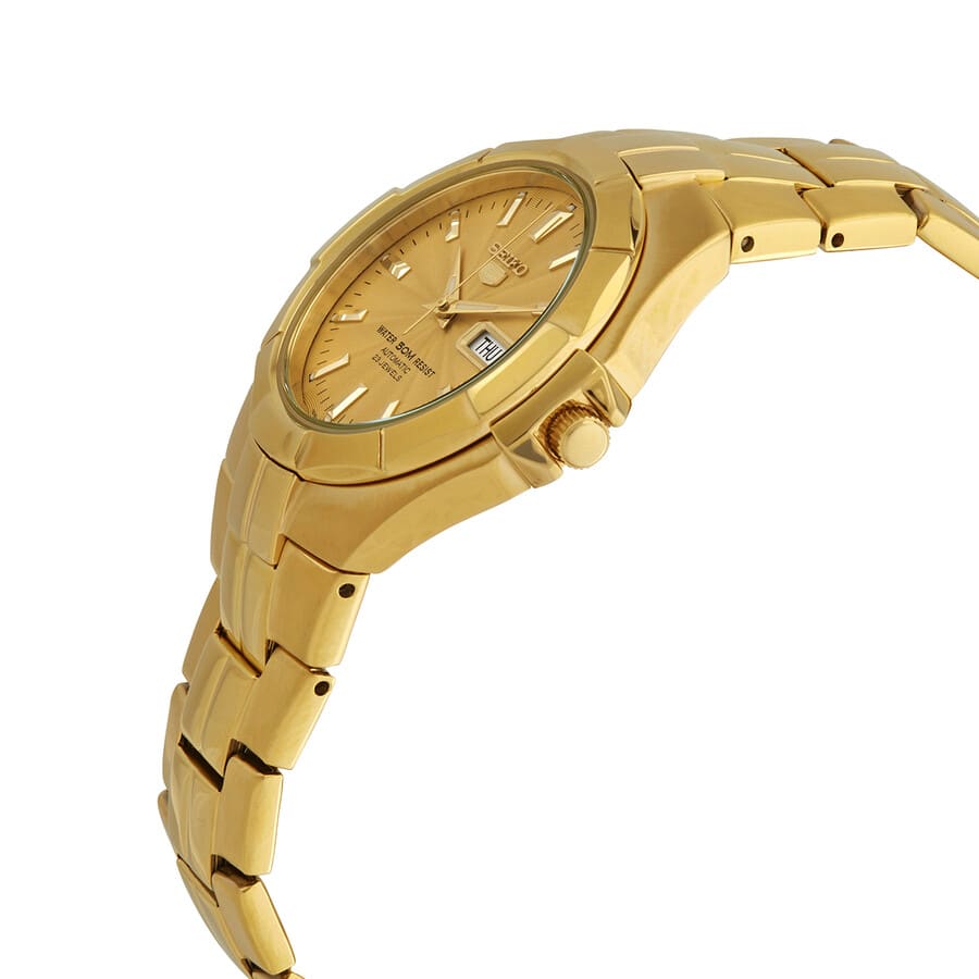 Reloj SEIKO 5 SNZE32K1S Automático Acero Hombre Dorado3