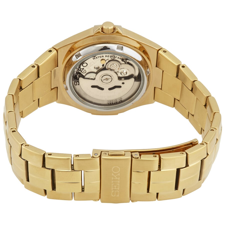 Reloj SEIKO 5 SNZE32K1S Automático Acero Hombre Dorado4