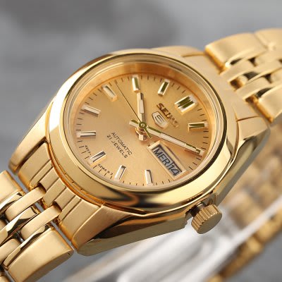 Reloj SEIKO 5 SYMA38K1 Automático Acero Mujer Dorado3