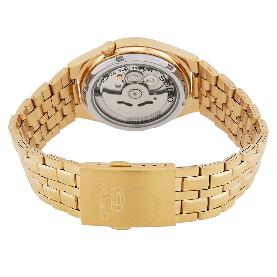 Reloj SEIKO 5 SNKL64K1 Automático Acero Hombre Dorado4