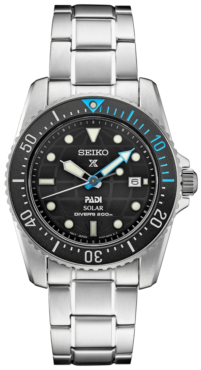 Reloj SEIKO PROSPEX PADI Diver SNE575P1 Solar Acero Hombre Plateado2
