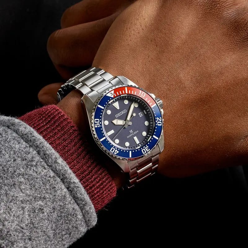 Reloj SEIKO PROSPEX Diver SNE595P1 Solar Acero Hombre Plateado2