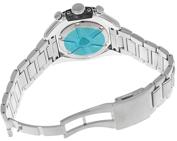 Reloj SEIKO VELATURA SRH015P1 Kinetic Acero Hombre Plateado2