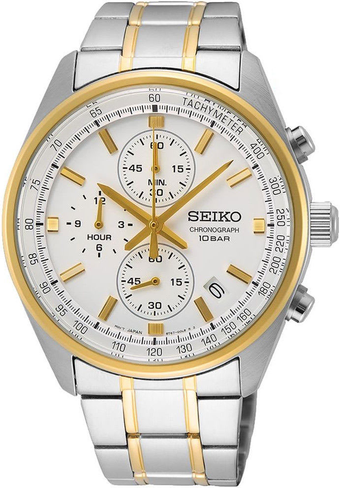 Reloj SEIKO Chronograph SSB380P1 Acero Hombre Plateado/Dorado1