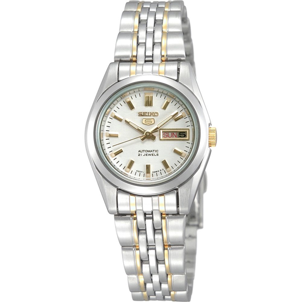Reloj SEIKO 5 SYMA35K1S Automático Acero Mujer Plateado/Dorado1