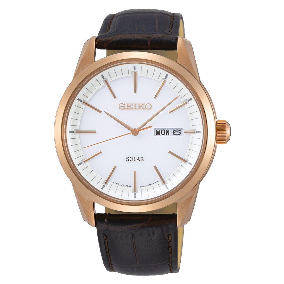 Reloj SEIKO SNE530P1 Solar Cuero Hombre Marrón1