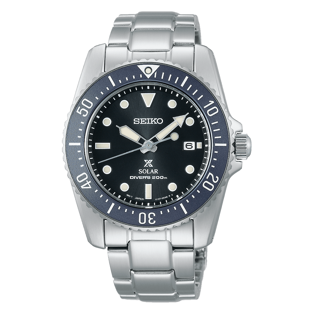 Reloj SEIKO PROSPEX Scuba SNE569P1 Solar Acero Hombre Plateado1
