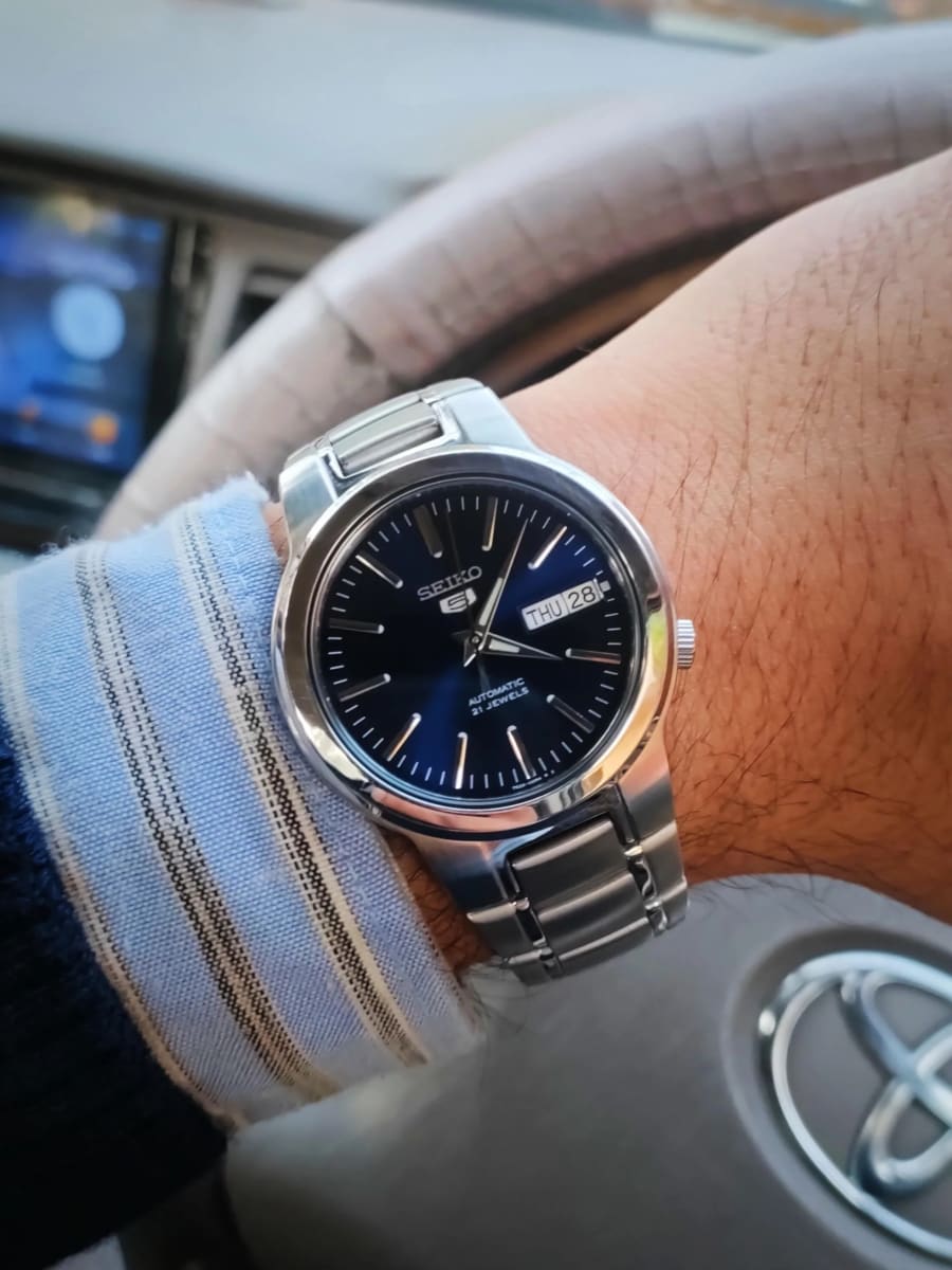 Reloj SEIKO 5 SNKA05K1 Automático Acero Hombre Plateado8