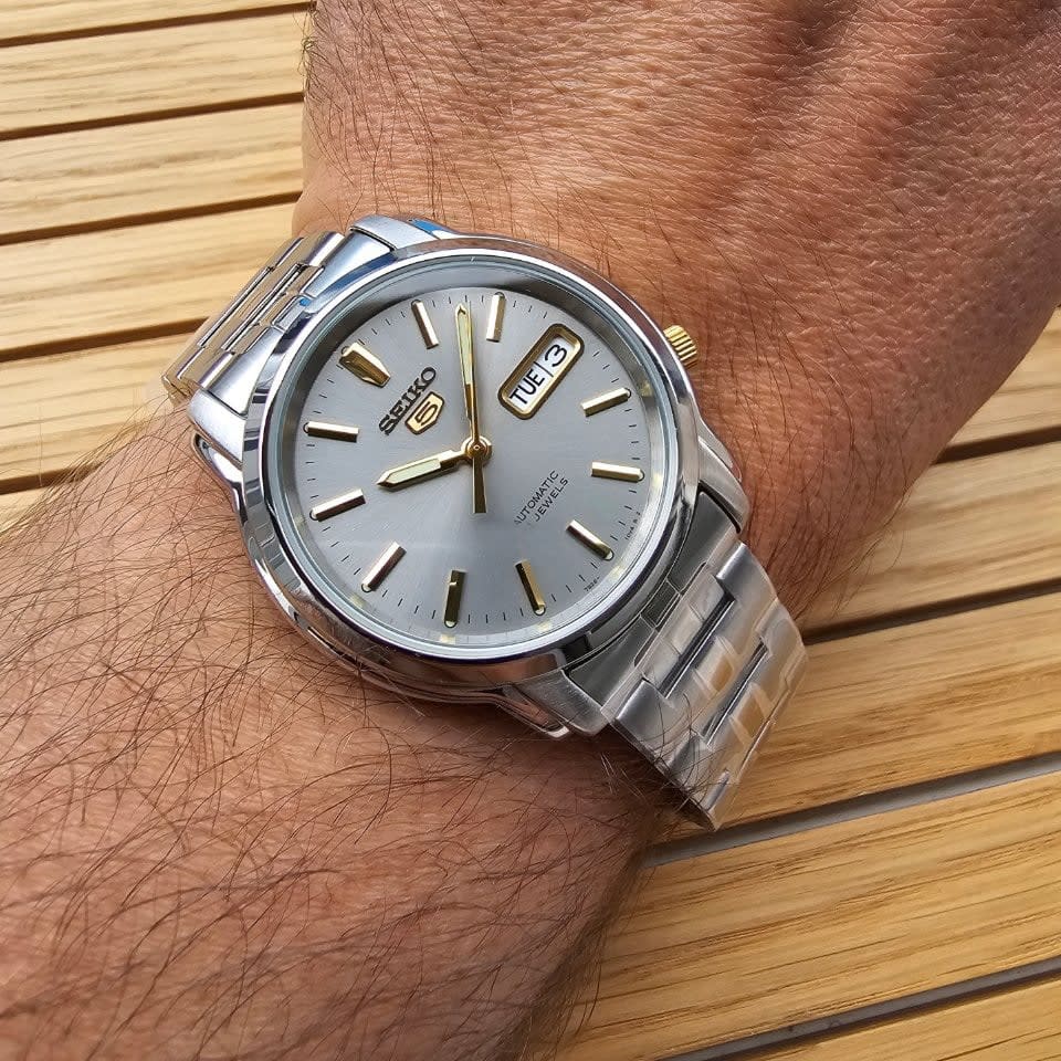 Reloj SEIKO 5 SNKK67K1 Automático Acero Hombre Plateado3