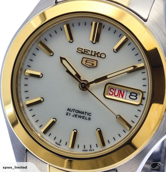 Reloj SEIKO 5 SNKK94K1 Automático Acero Hombre Plateado/Dorado5