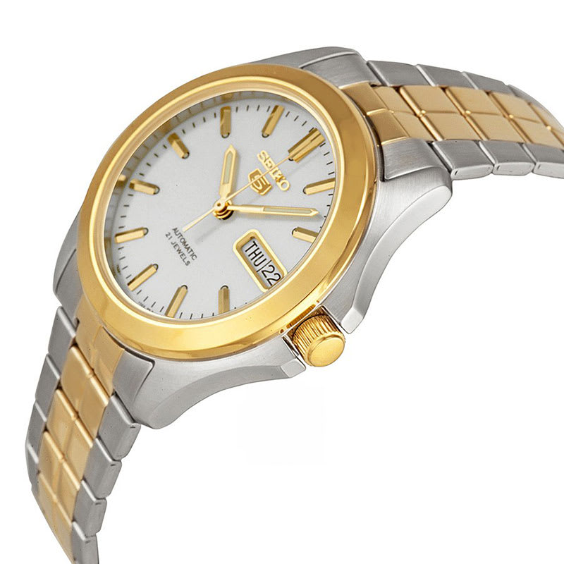 Reloj SEIKO 5 SNKK94K1 Automático Acero Hombre Plateado/Dorado2