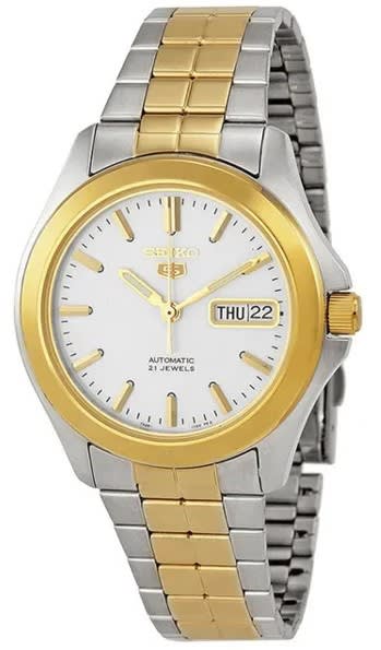 Reloj SEIKO 5 SNKK94K1 Automático Acero Hombre Plateado/Dorado1