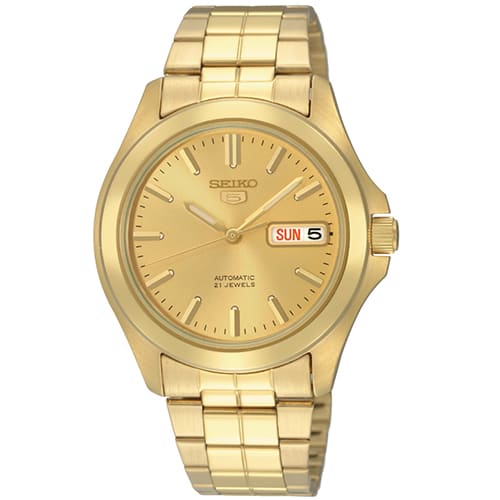 Reloj SEIKO 5 SNKK98K1 Automático Acero Hombre Dorado1