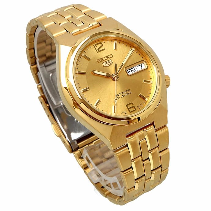 Reloj SEIKO 5 SNKL64K1 Automático Acero Hombre Dorado5