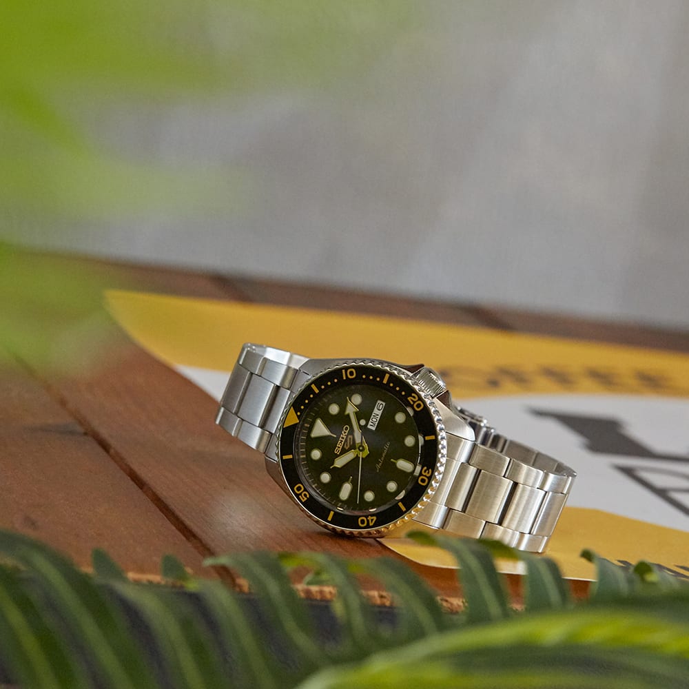 Reloj SEIKO 5 Sports SRPD57K1 Automático Acero Hombre Plateado1