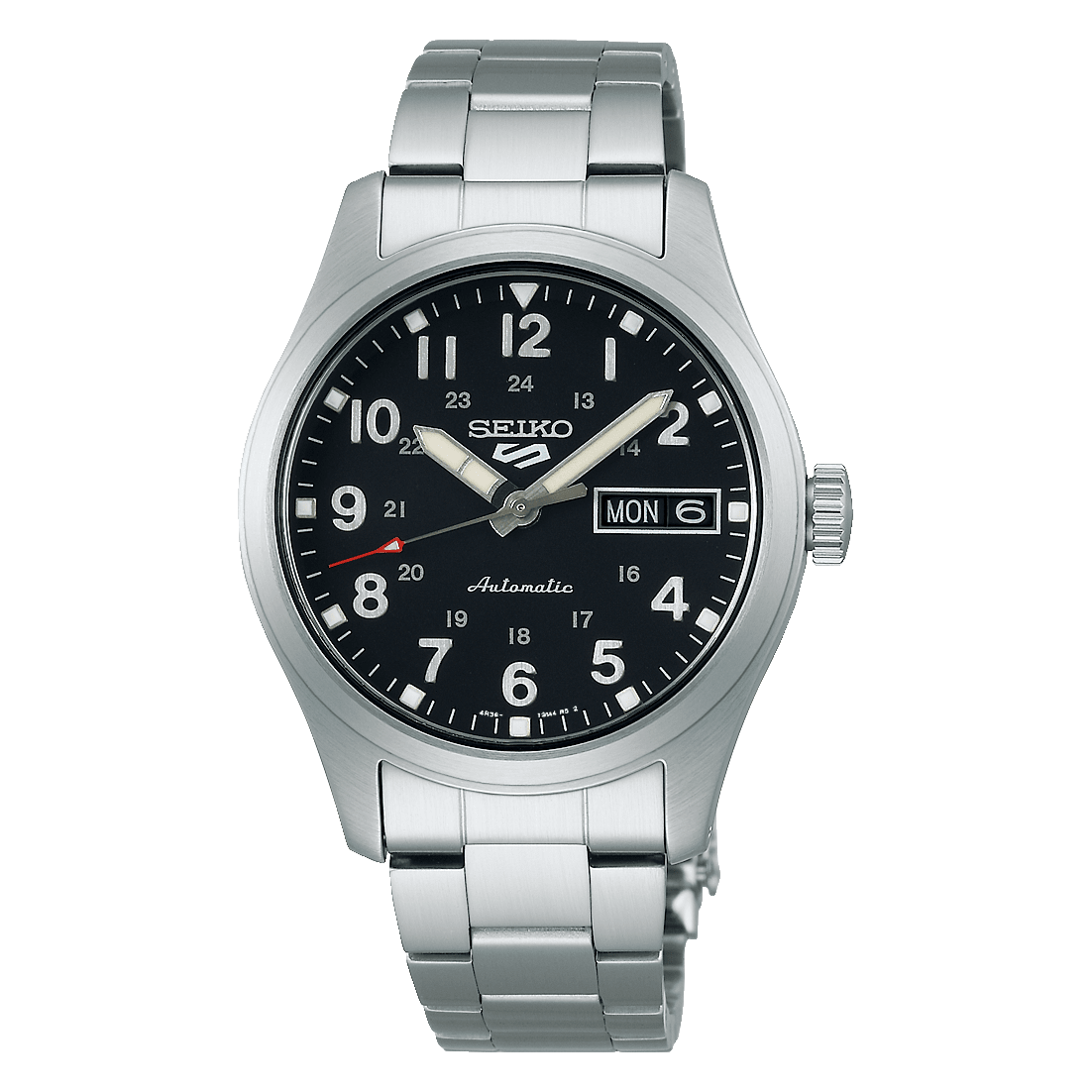 Reloj SEIKO 5 Sports SRPJ81K1 Automático Acero Hombre Plateado1