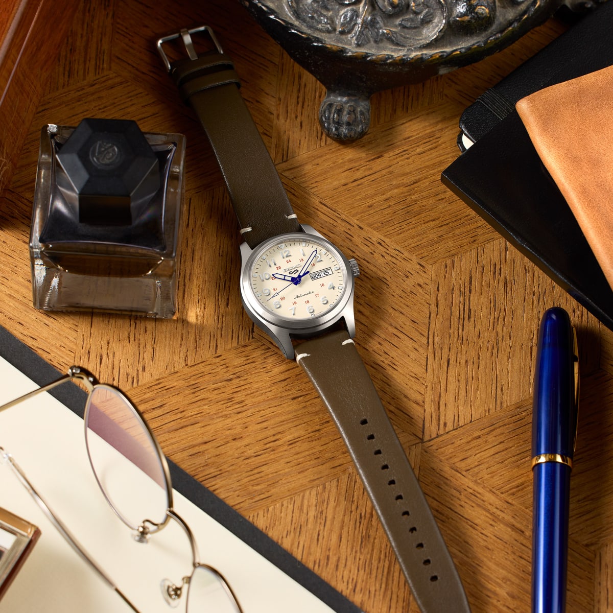 Reloj SEIKO 5 Sports SRPK41K1 Automático 'Laurel' Edición limitada 110º aniversario SEIKO8