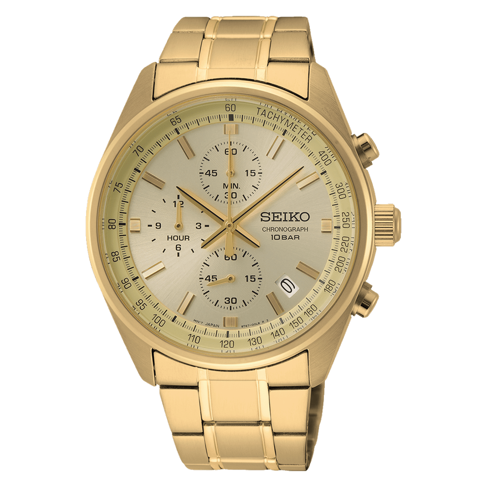 Reloj SEIKO Chronograph SSB382P1 Acero Hombre Dorado1