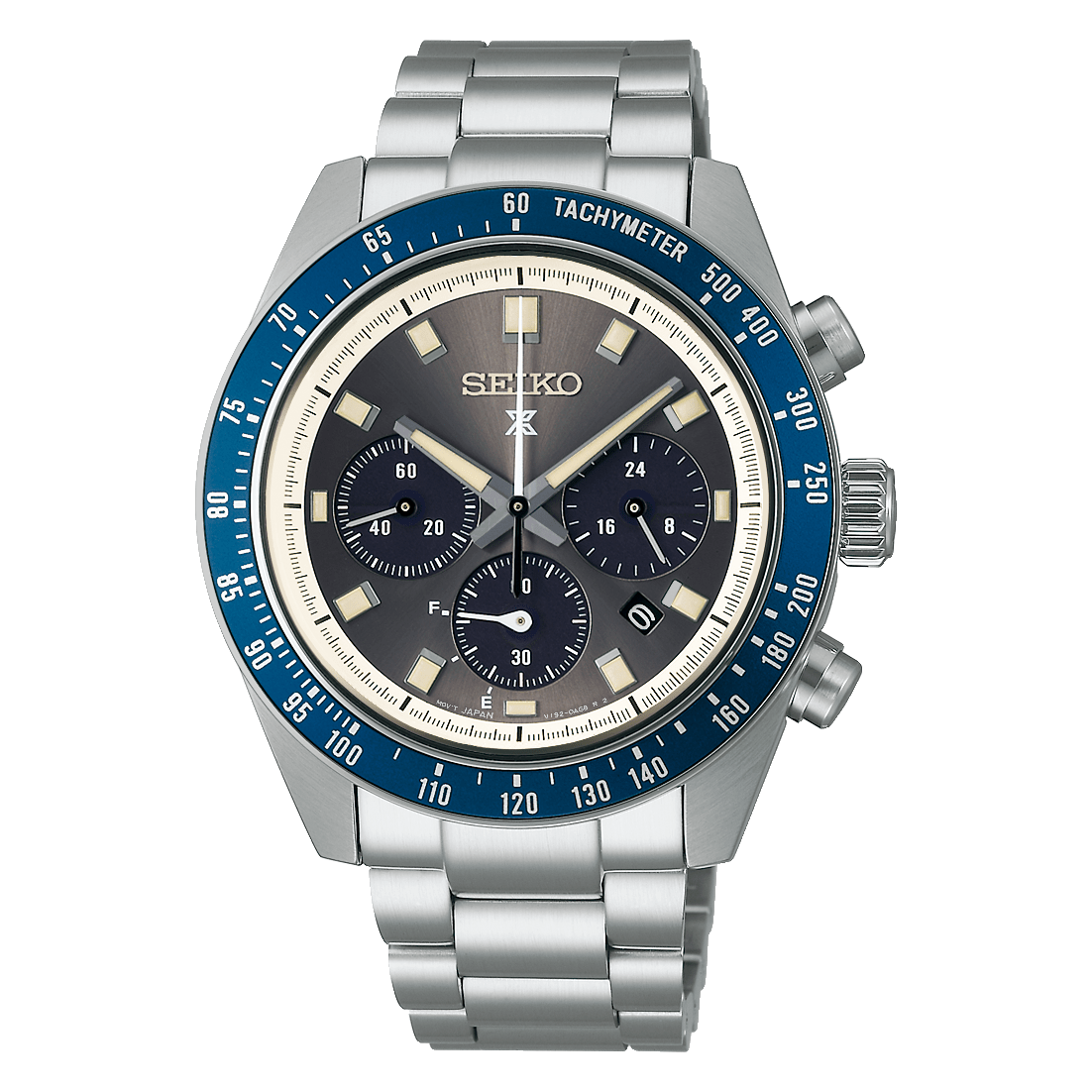 Reloj SEIKO PROSPEX Speedtimer Solar Chronograph SSC939P1 Acero Hombre Plateado1