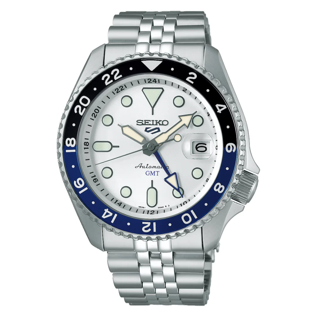 Reloj SEIKO 5 Sports GMT SSK033K1 Automático Acero Hombre Plateado1