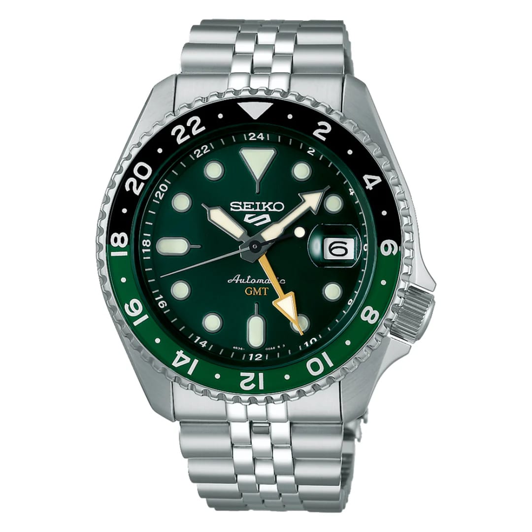 Reloj SEIKO 5 Sports GMT SSK035K1 Automático Acero Hombre Plateado1