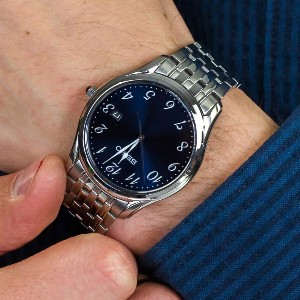 Reloj SEIKO SUR301P1 Cuarzo Acero Hombre Plateado5