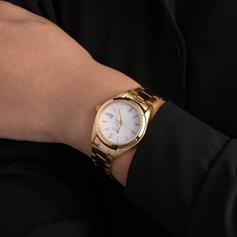 Reloj SEIKO SUR632P1 Cuarzo Acero Mujer Dorado10