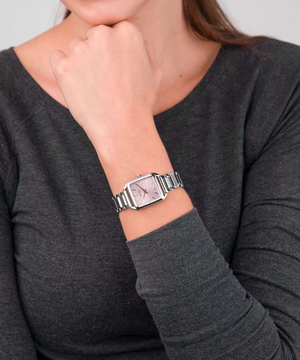 Reloj SEIKO SWR077P1 Cuarzo Acero Mujer Plateado3