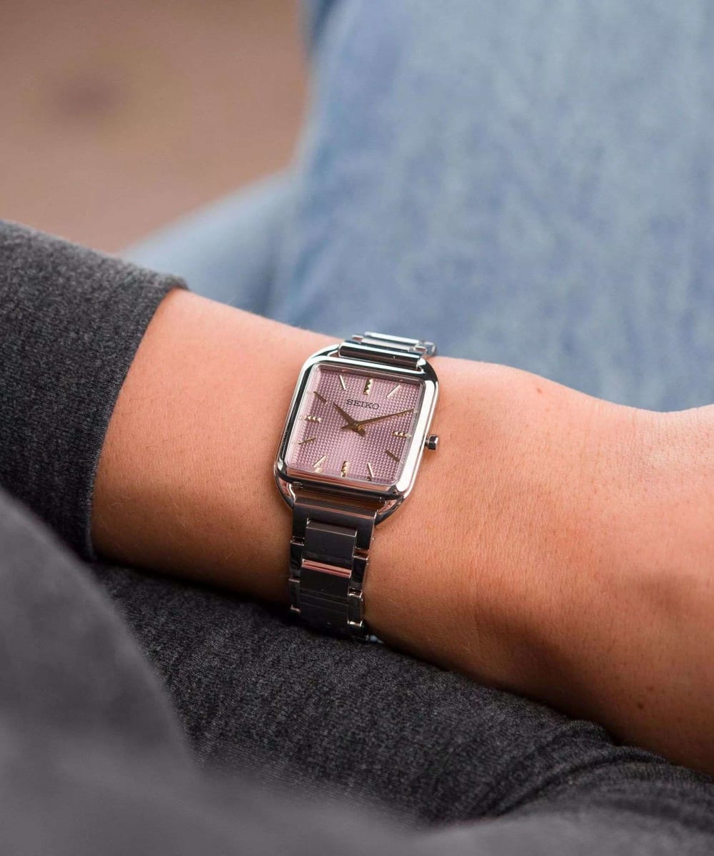 Reloj SEIKO SWR077P1 Cuarzo Acero Mujer Plateado4