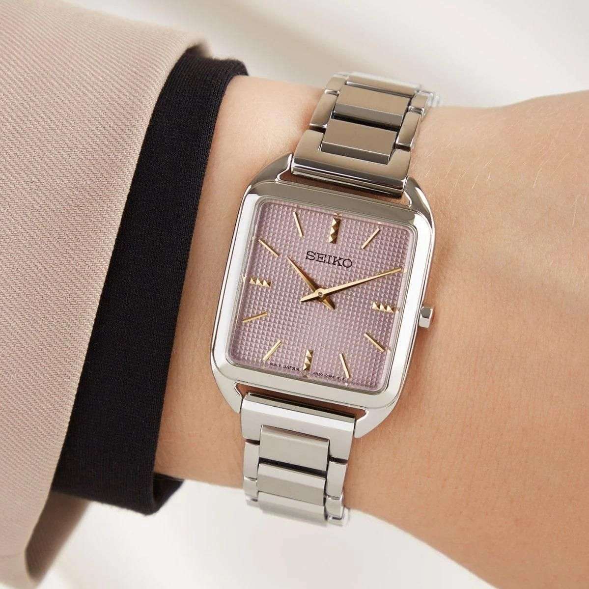 Reloj SEIKO SWR077P1 Cuarzo Acero Mujer Plateado6