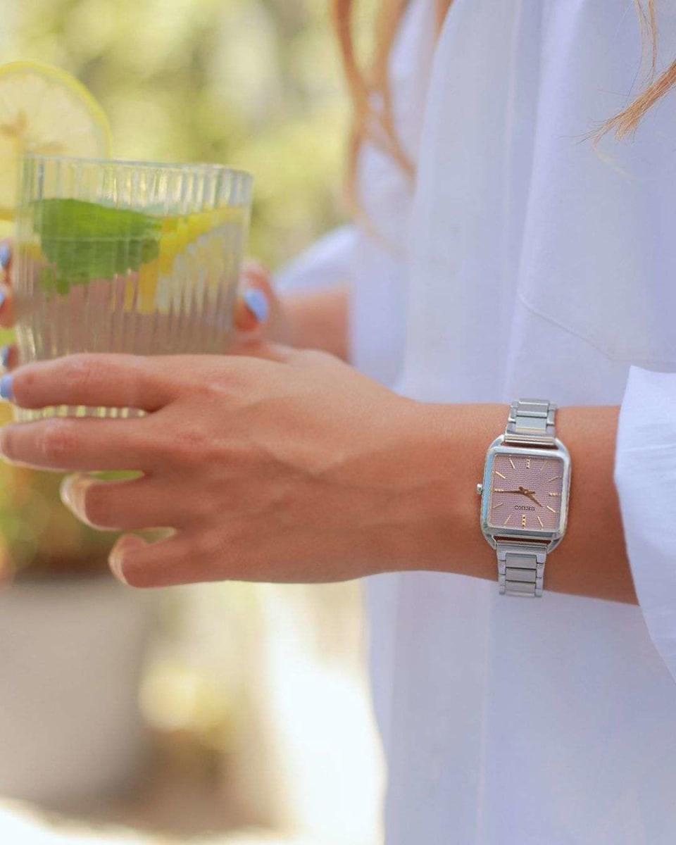 Reloj SEIKO SWR077P1 Cuarzo Acero Mujer Plateado5