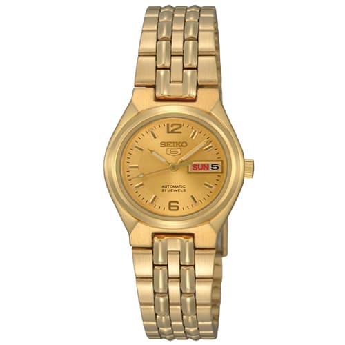 Reloj SEIKO 5 SYMK36K1S Automático Acero Mujer Dorado1