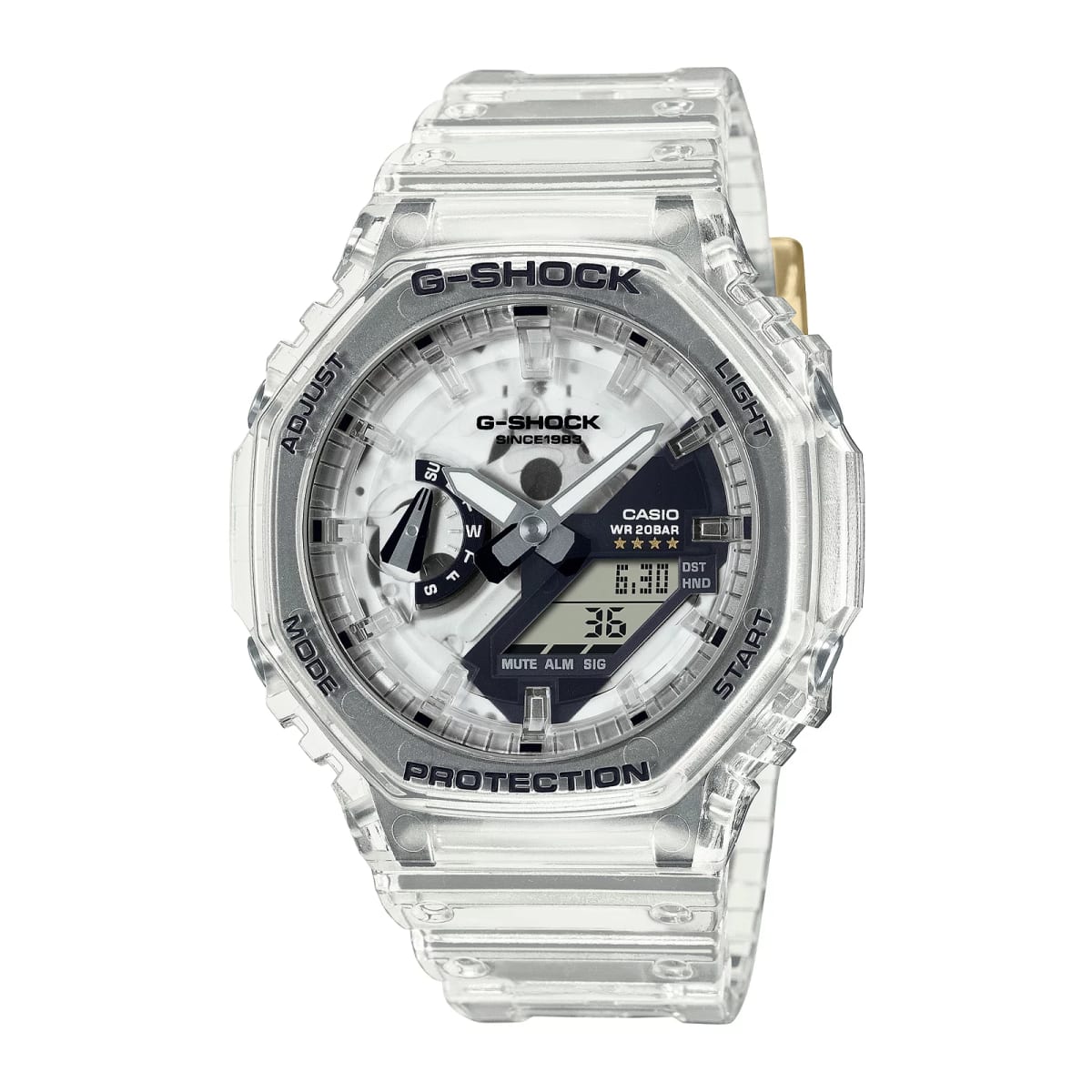 Reloj G-SHOCK GA-2140RX-7A Carbono/Resina Hombre Transparente1