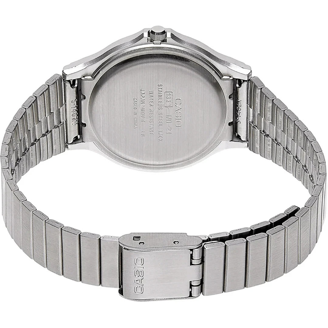 Reloj CASIO Regular MQ-24D-7E Resina/Acero Unisex Plateado2