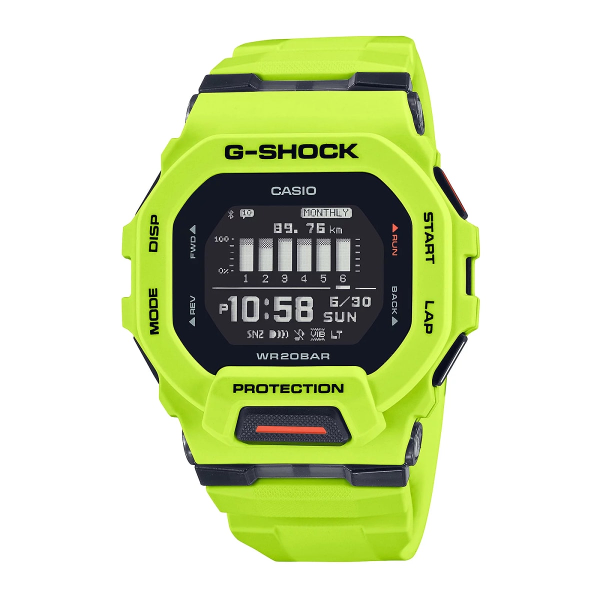 Reloj G-SHOCK GBD-200-9D Resina Hombre Verde Lima1