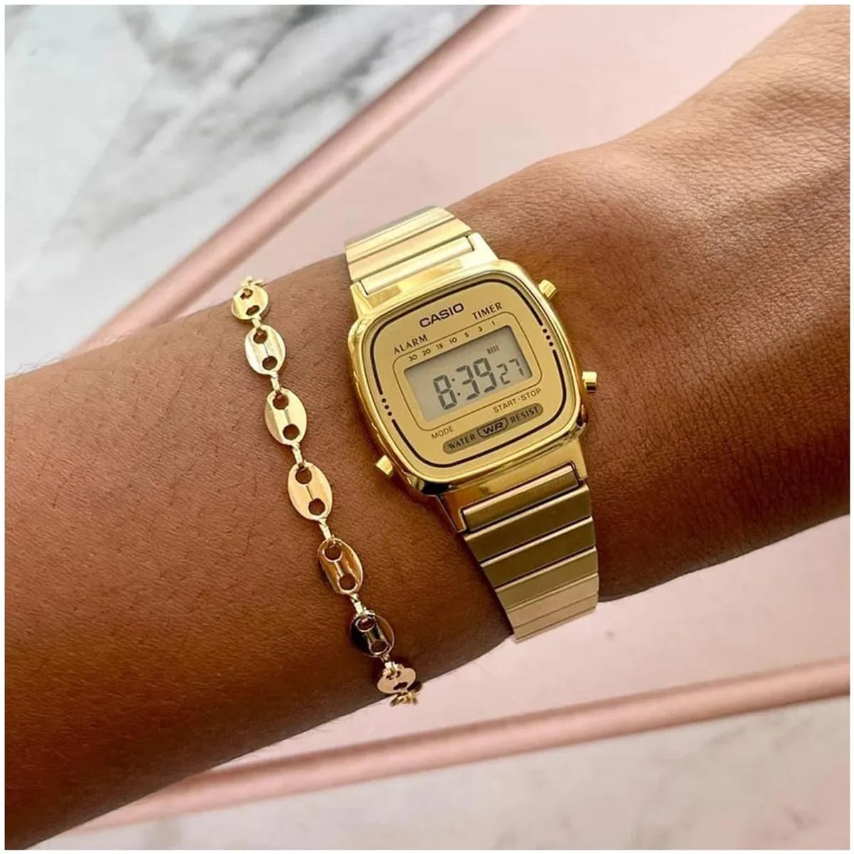 Reloj CASIO Regular LA-670WGA-9 Acero Mujer Dorado2