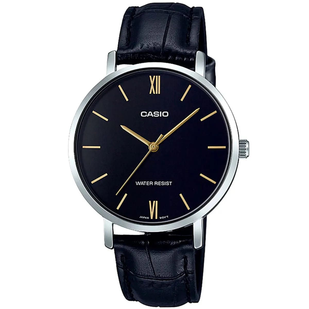 Reloj CASIO Regular LTP-VT01L-1B Acero/Cuero Mujer Plateado/Negro1