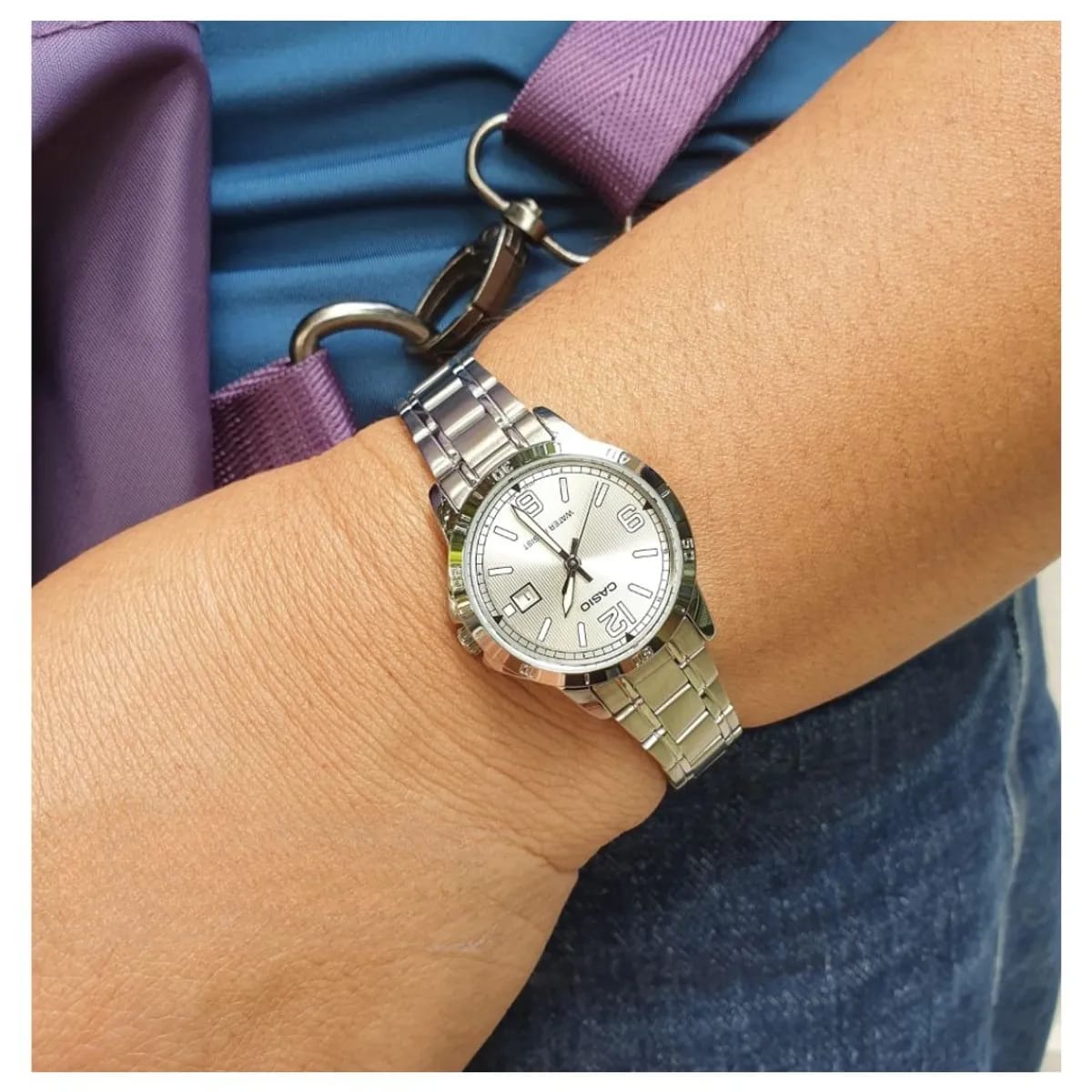 Reloj CASIO Regular LTP-V004D-7B2 Acero Mujer Plateado3