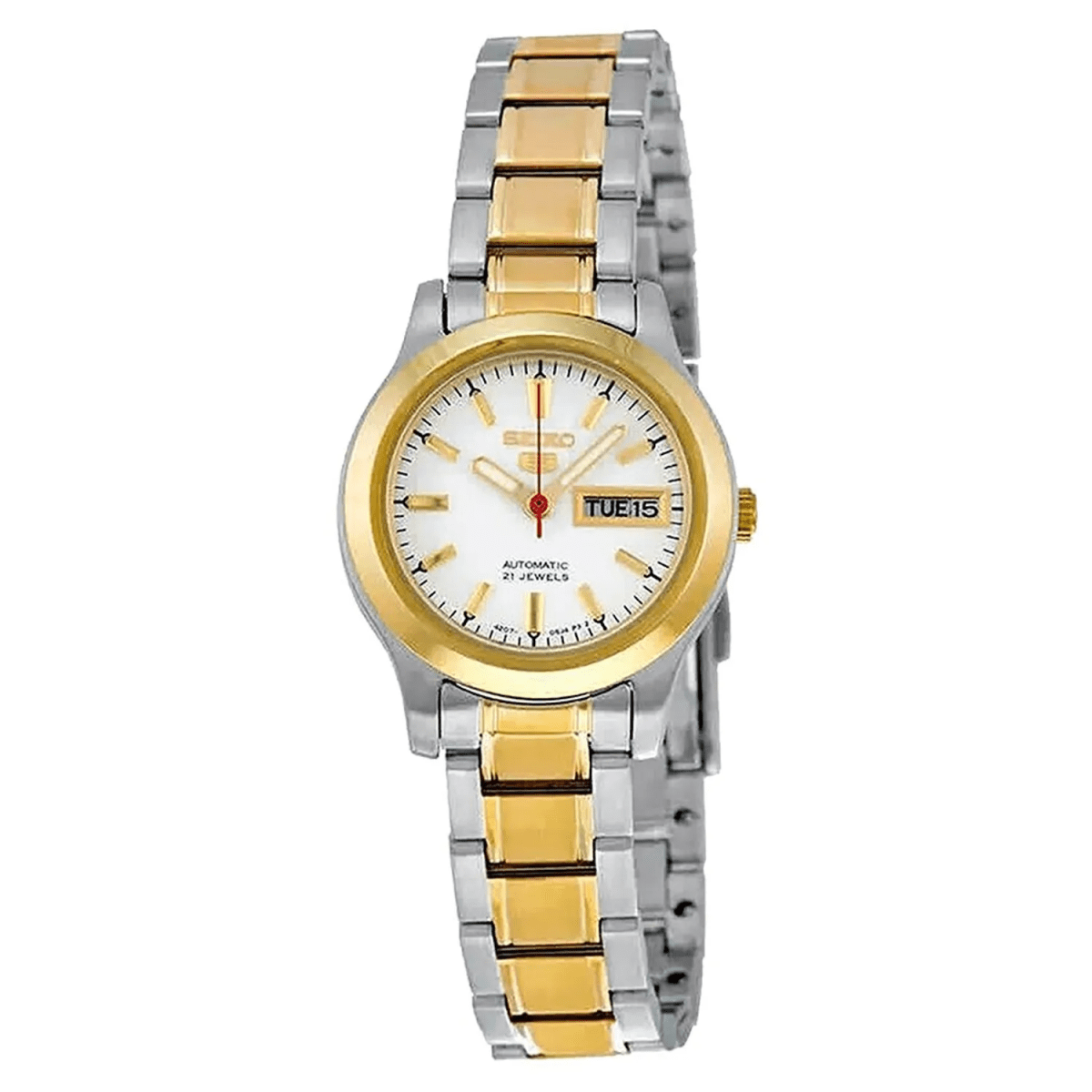 Reloj SEIKO 5 SYMD90K1S Automático Acero Mujer Plateado/Dorado1