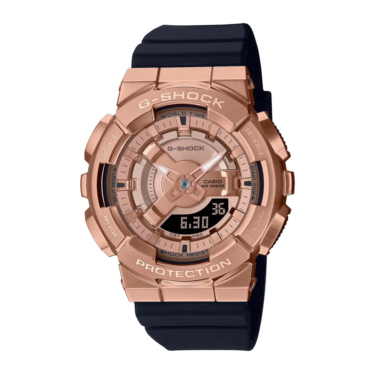 Reloj G-SHOCK GM-S110PG-1A Resina/Acero Mujer Oro Rosa1