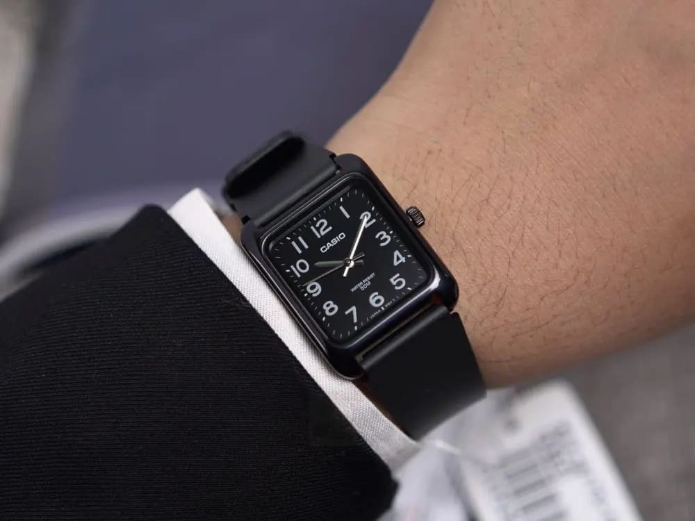 Reloj CASIO Regular MTP-B175-1B Aluminio Unisex Negro2