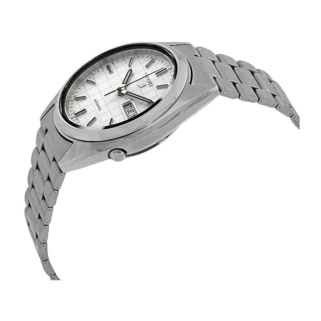 Reloj SEIKO 5 SNXF05K1 Automático Acero Hombre Plateado2