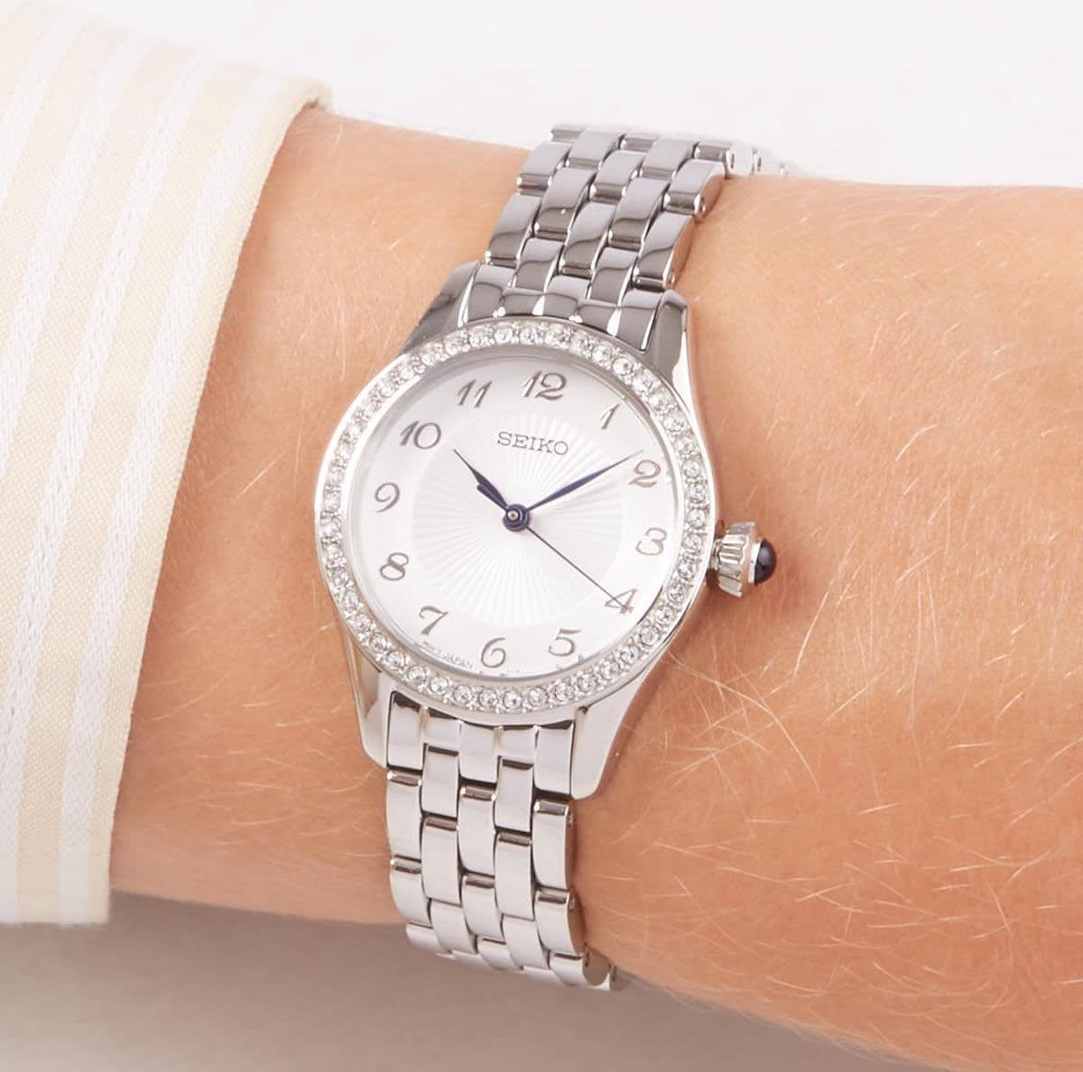 Reloj SEIKO SUR385P1 Cuarzo Acero Mujer Plateado5