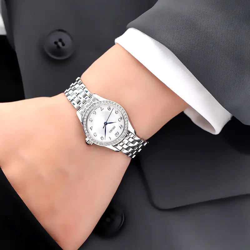 Reloj SEIKO SUR385P1 Cuarzo Acero Mujer Plateado6