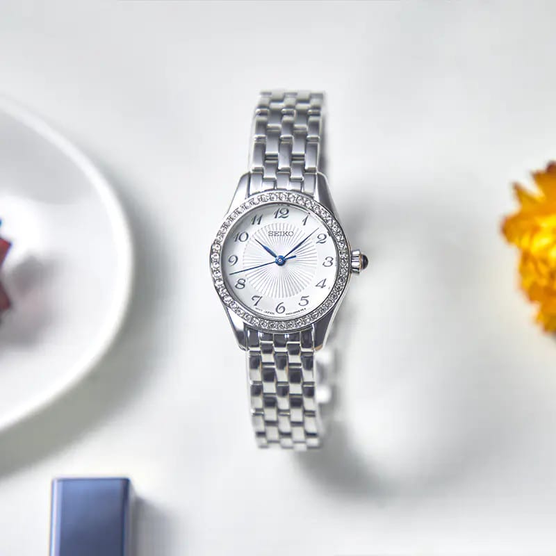 Reloj SEIKO SUR385P1 Cuarzo Acero Mujer Plateado4