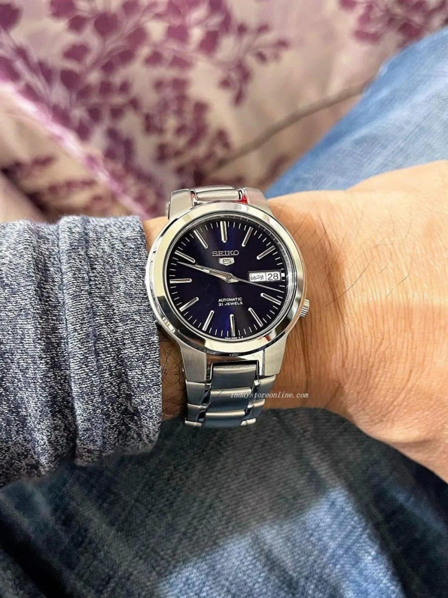 Reloj SEIKO 5 SNKA05K1 Automático Acero Hombre Plateado7