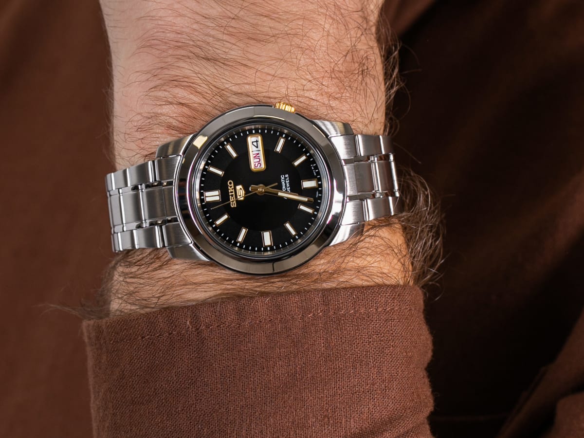 Reloj SEIKO 5 SNKK17K1 Automático Acero Hombre Plateado3