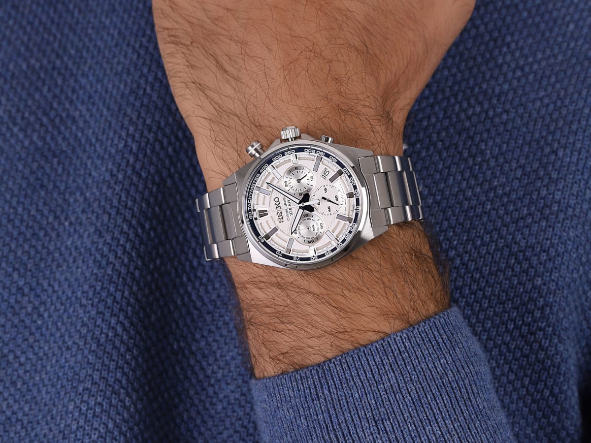 Reloj SEIKO Chronograph SSB395P1 Acero Hombre Plateado3